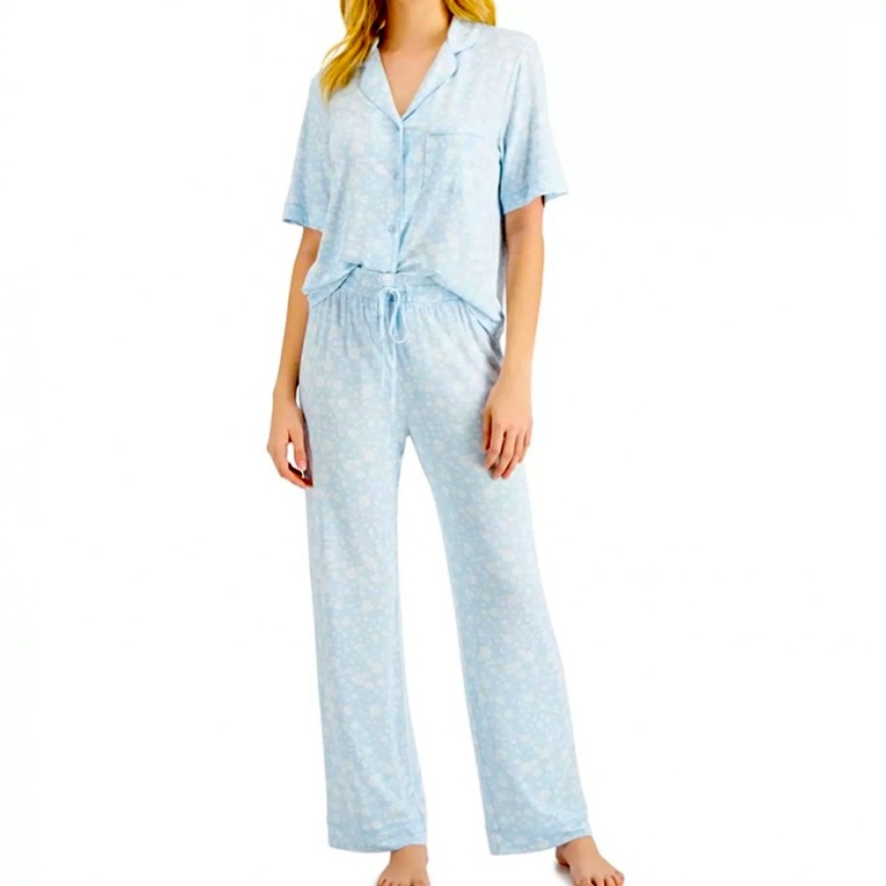 Jenni Soft Hippie 70’s Floral Inspired Pajama Set